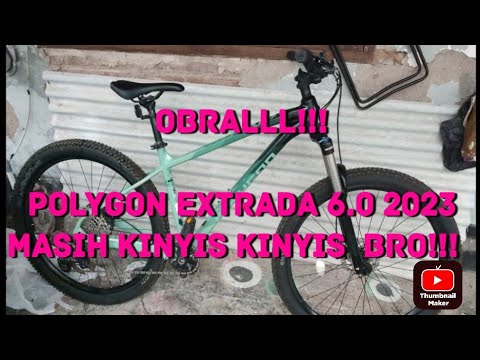 Review sepeda polygon extrada 6 2023 mantul banget di lapak Bang luki sepeda