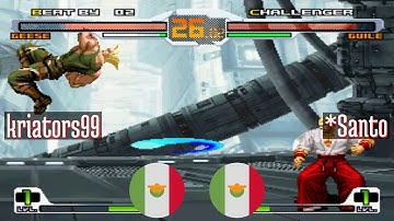 FT5 @svcsplus: kriators99 (MX) vs *Santo (MX) [SNK vs Capcom Chaos Super Plus svc Fightcade] Dec 30