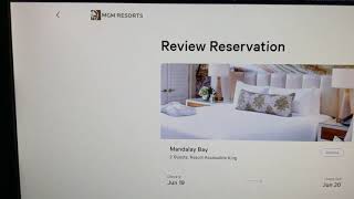 Redeem Free Room or 25% reward from MyVegas app.  These are the steps I took and what to expect. screenshot 4