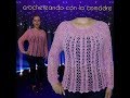 #crochet#facil#moderna tutorial blusa Beca parte 1 facil y rapido crocheteando con la comadre