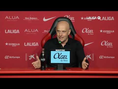 Rueda de prensa de Julián Calero tras el encuentro RCD Mallorca-Levante UD