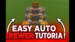 Easiest AUTO POTION BREWER in Minecraft! Quick & Simple Tutorial