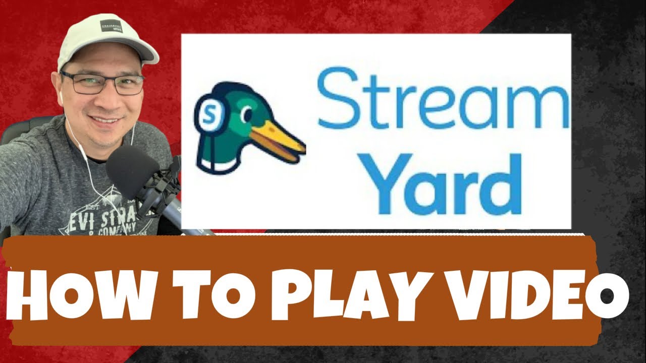 How to Play Video On Your Live Stream Using Streamyard | Filipino ...