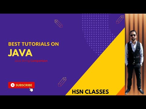 String Comparison in Java using == vs equals() - Harendra Sir @HSNClasses1987