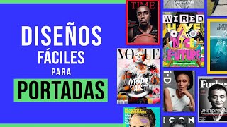 👉 Crea Diseños Fáciles de Portadas para Revistas  (5 ejemplos) ✅