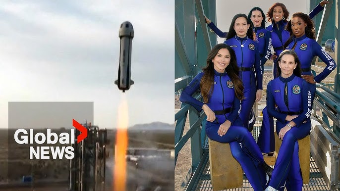 Katy Perry pre-launch interview Blue Origin