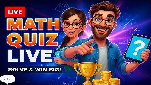 🔴 LIVE MATH QUIZ TEST | Can You Solve It? 90% Fail⁉️#math #iQtest