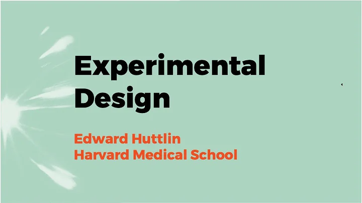 Experimental Design with Edward Huttlin, 2021