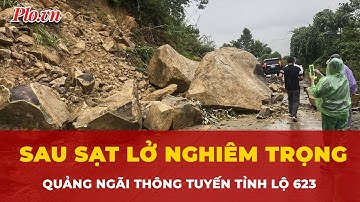 Sạt lở chia cắt 6.000 người ở Quảng Ngãi, lực lượng chức năng trắng đêm thông tuyến | Tin nhanh