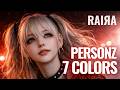 PERSONZ  7 COLORS(Over The Rainbow)|RAIЯA AI Cover(80s J-Rock)