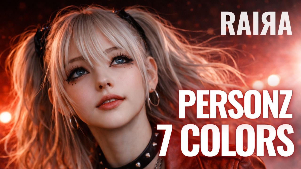 PERSONZ  7 COLORS（Over The Rainbow）｜RAIЯA AI Cover（80s J-Rock）