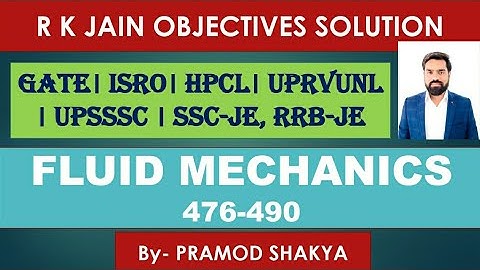 fluid mechanics mcq|R k jain mechanical objective solution|rk jain mechanical engineering objective 