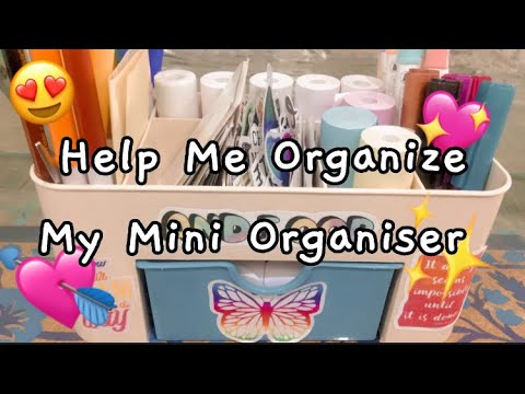 Help me organise my mini organiser!! ✨💖😍💘||#trending #video #organization #organizing #obssesed