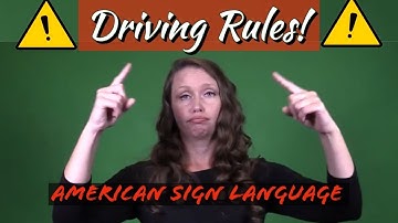 ASL Practice intermediate: Driving Rules clip 10 #aslinteractive u20drc10