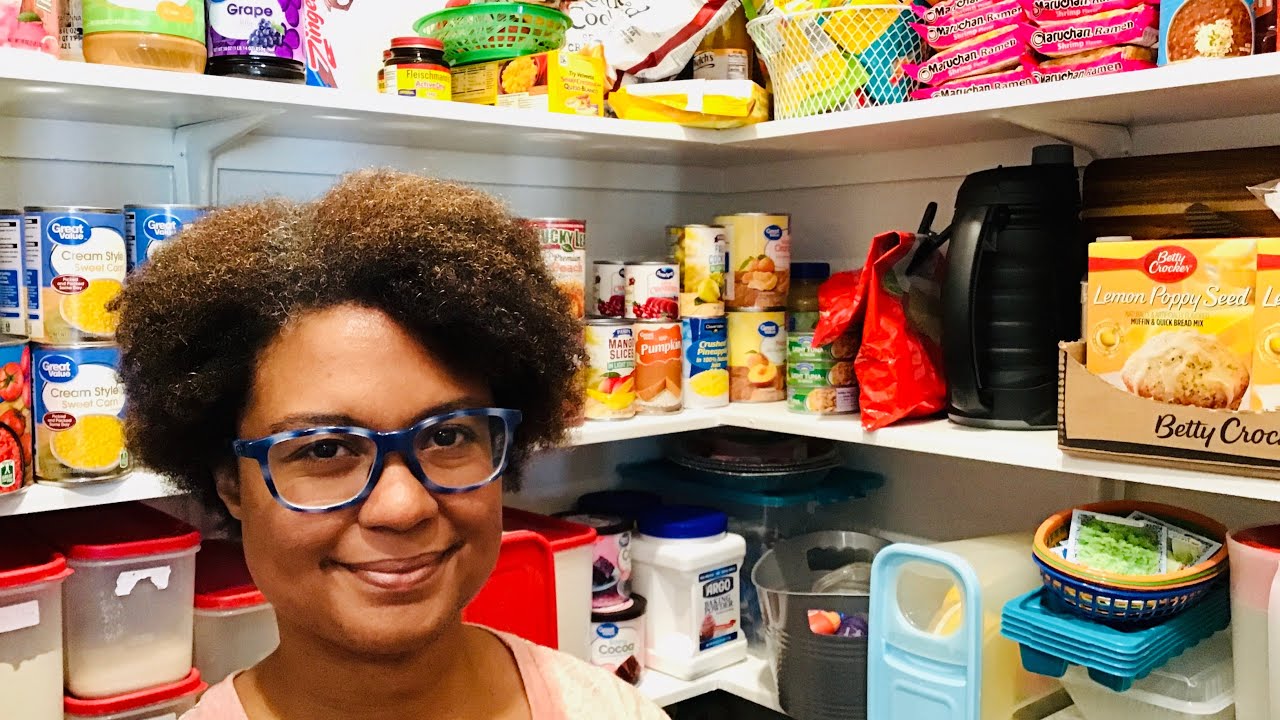 Putting Food in the Pantry Tour - YouTube