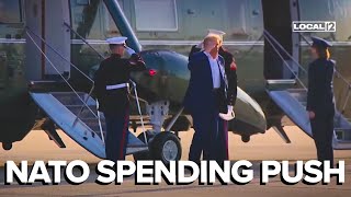 President Donald Trump to depart for NATO summit in The Hague