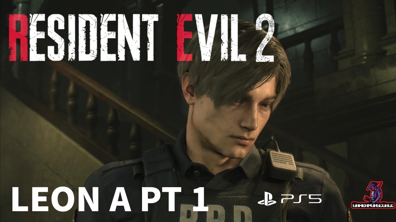 RESIDENT EVIL 2 | LEON A - PART 1 | PS5 4K HDR #residentevil2remakeleon ...