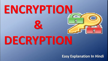 Encryption and Decryption | Concept Explained in Hindi | Cryptography | Network Security