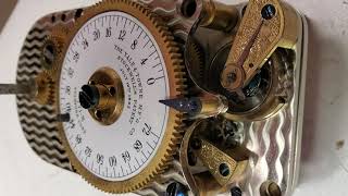 Hollar Model 2, 1896. Timer movement finished