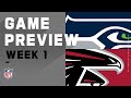 Seattle Seahawks vs. Atlanta Falcons Week 1 NFL Game Preview