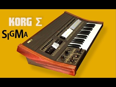 KORG SIGMA Analog Synthesizer 1979 | HD DEMO