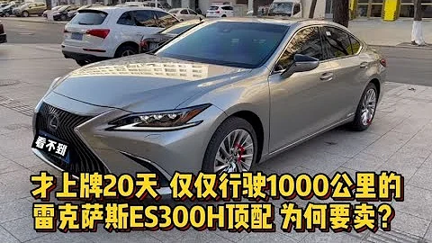 “保值神车”，雷克萨斯ES300h混动版，为啥开了20天就亏了五六万 - 天天要闻