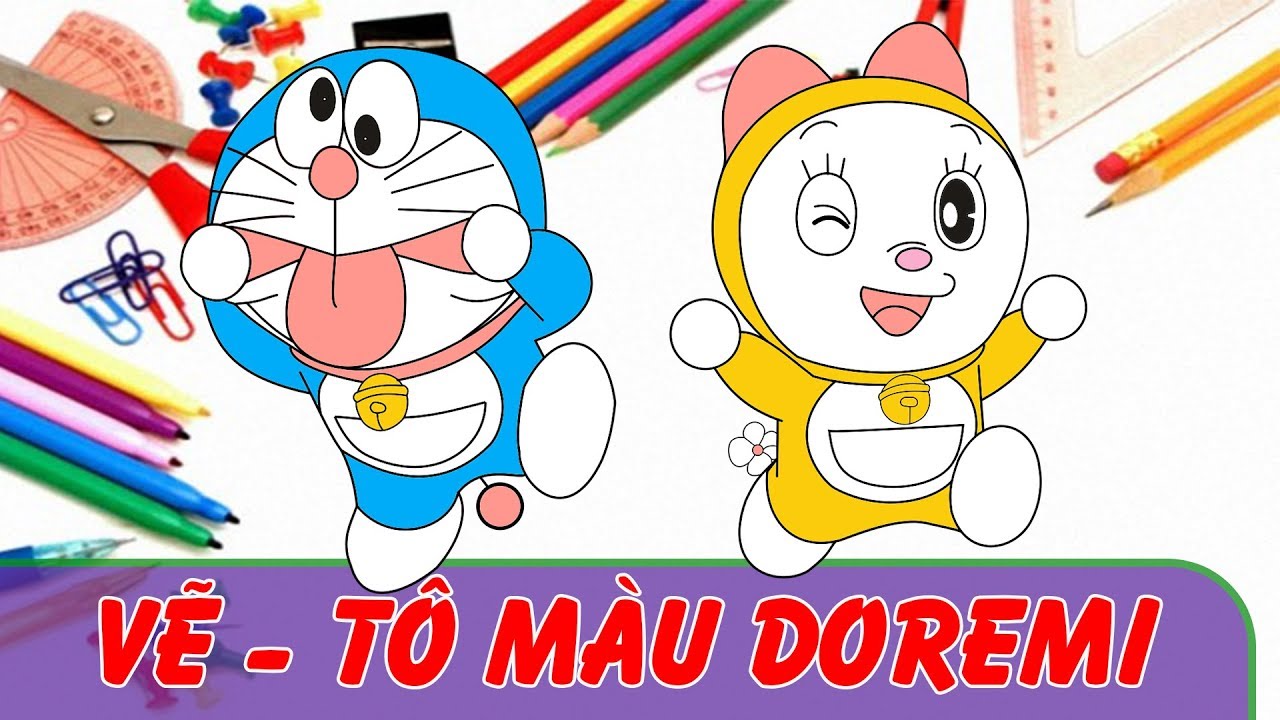 Cách vẽ Doraemon đơn giản  how to draw Doraemon  YouTube  Doraemon Cách  vẽ Anime