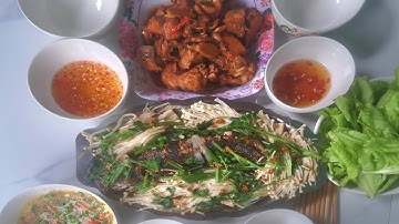 Cá lóc hấp bầu món ăn miền tây