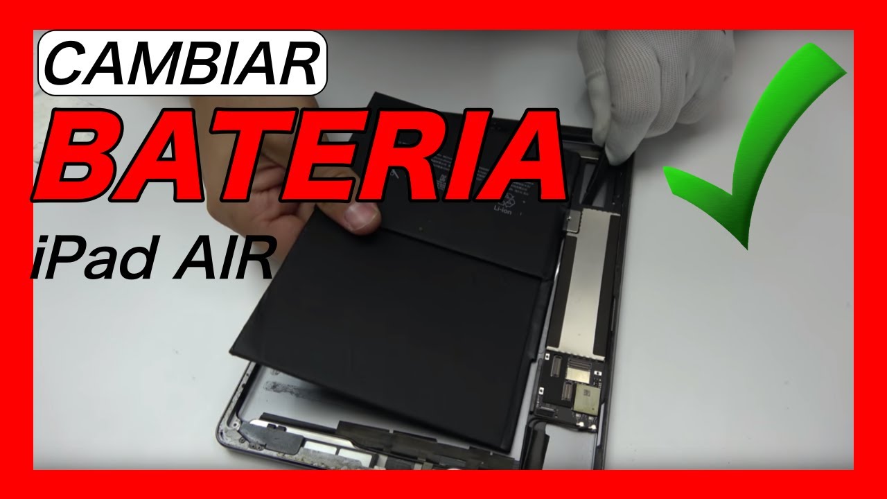 Cambiar BATERIA iPad AIR - YouTube