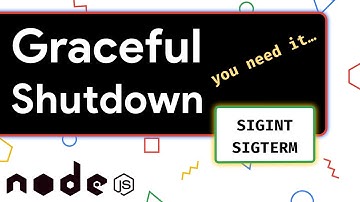 How to do Graceful shutdown of a Nodejs server