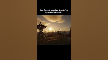 Rust Console Next Gen update first look at satellite dish…#shorts #rust #rustconsole