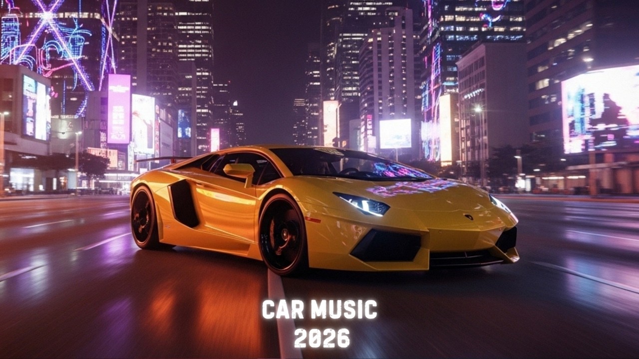 São Paulo Neon Night 🌆 | EDM Bass Boosted Supercar Drive