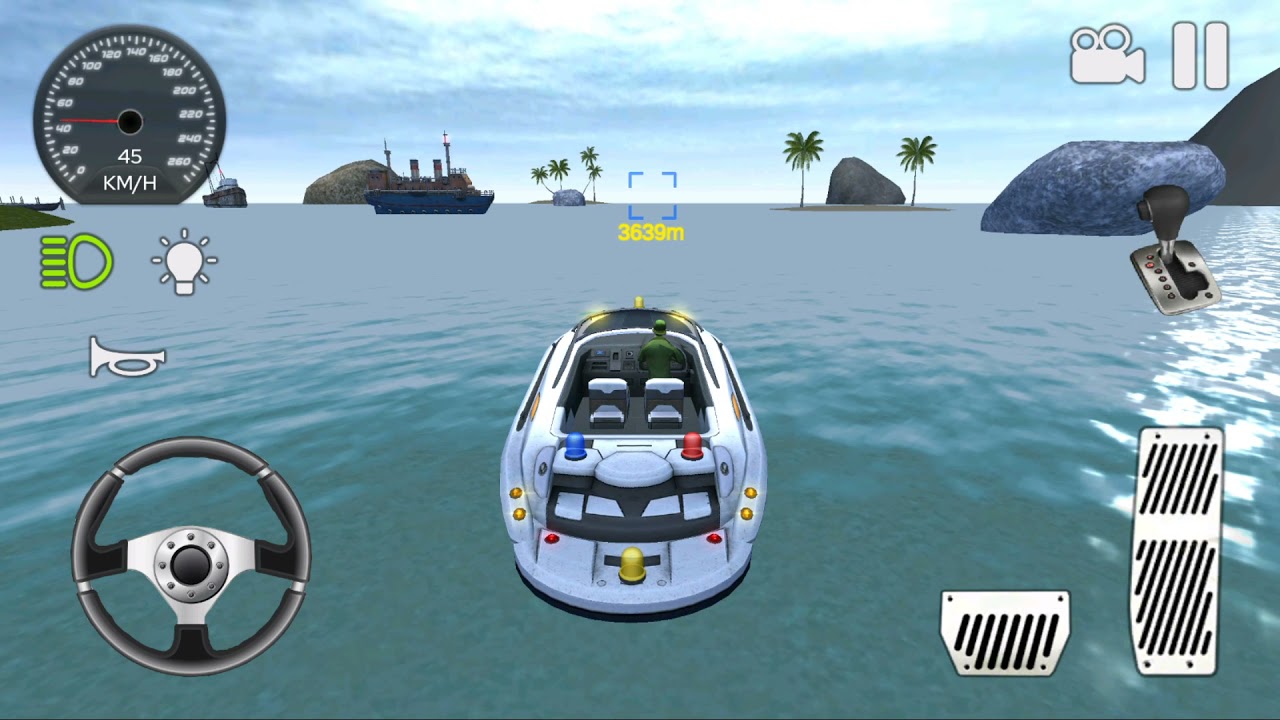Coast Guard Police Rescue Simulator - Boat Games Android Gameplay On PC