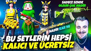 TÜM SETLER BEDAVA VE KALICI NADİR KAR 98 DESENİ BEDAVA PUBG Mobile Singapur Vpn