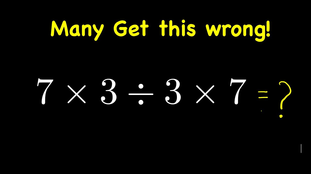 Many got the answer wrong! - YouTube