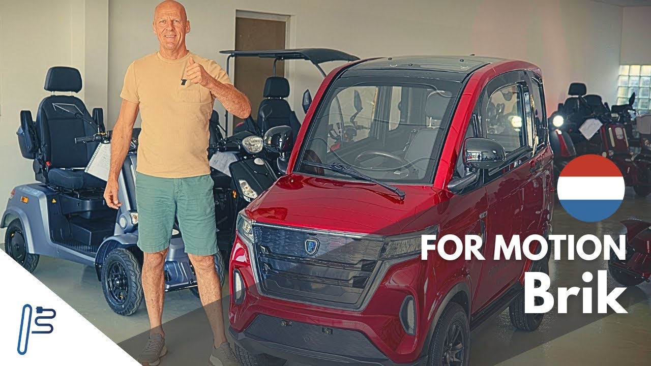 For Motion Brik – Elektrische MiniAuto | Mobiliteit Zonder Rijbewijs