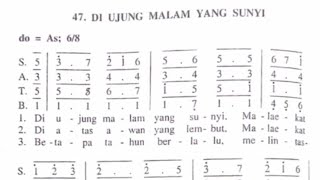 Teks lagu Natal : UJUNG MALAM YANG SUNYI