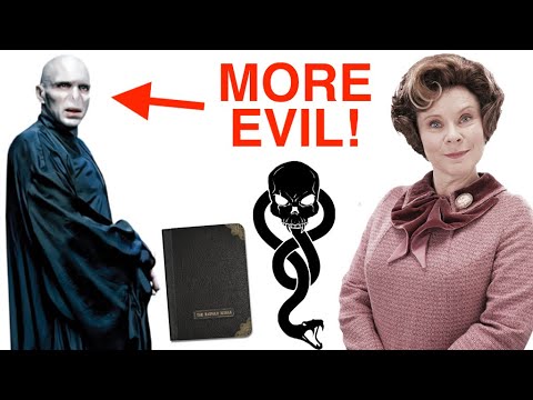 Why does EVERYONE think Umbridge is MORE EVIL than Voldemort?