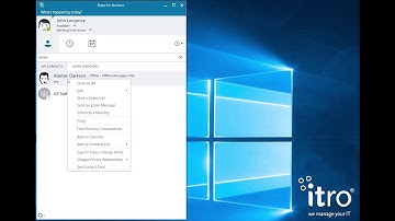 Adding Contacts and Groups in Skype for Business