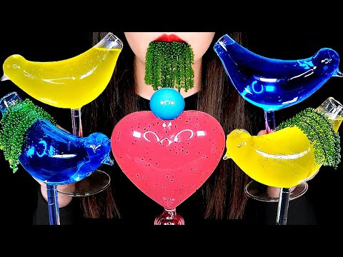 咀嚼音 不思議な水を食べる音 モッパン DRINKING SOUNDS INTERESTING WATER CHALLENGE MUKBANG ZOEY ASMR