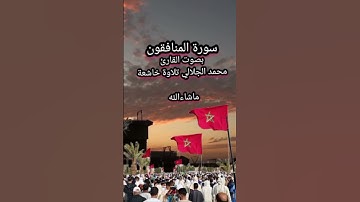سورة المنافقون بصوت القارئ محمد الجلالي تلاوة خاشعة ماشاءالله 💯♥️♥️.                . #سورةالمنافقون