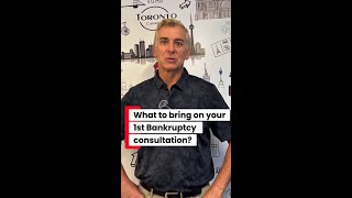 What to bring on your 1st Bankruptcy consultation?