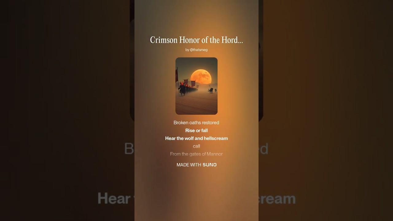 Crimson Honor of the Horde - Gabi GG