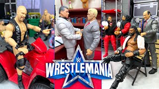 WWE ACTION FIGURE SETUP! WRESTLEMANIA 38 EDITION!