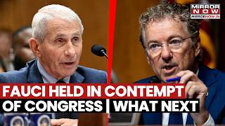 FAUCI CONTEMPT BOMBSHELL! Rand Paul's Committee Delivers Stunning COVID Hearing Blow | WATCH