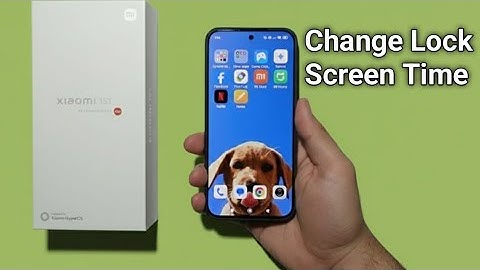 Xiaomi 15t Pro: Hoe verander je de tijd van het vergrendelscherm?