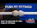 How to use push fit pipe | push fit fittings