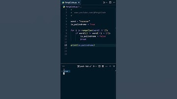 Palindrome Check In Python: Loops vs One-Liner #programming #code #python
