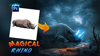 Magical Rhino Photoshop manipulation Tutorial