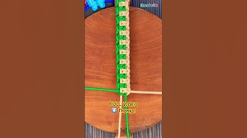 Paracord Bracelet 💕#remix #shorts #shortsfeed #howto #style #design  #diy #bracelet #tutorial